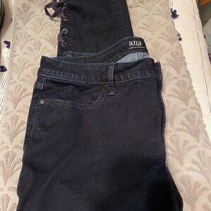 a.n.a lace tied leg jegging size 14